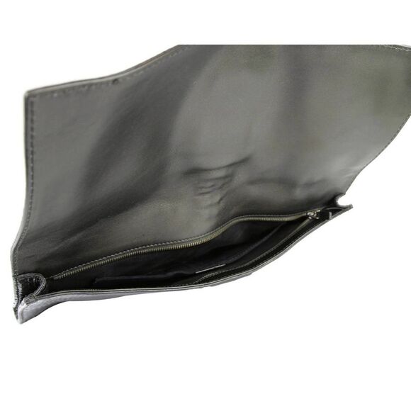 Gucci Women's Dark Green Python Large Soft Stirrup Clutch Bag - Picture 6 of 8